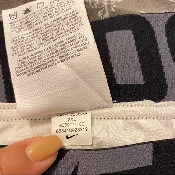 Nike Pro Hyperstrong Core Football Men's Shorts White 2XL, NWT, $35 - Picture 7 of 8
